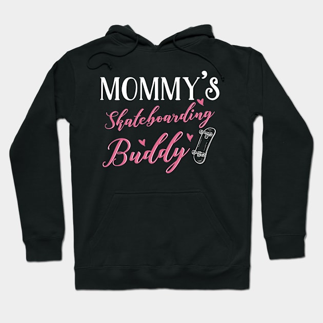 Skateboarding Mom and Baby Matching T-shirts Gift Hoodie by KsuAnn